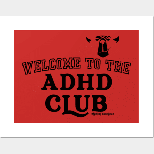 Welcome to the ADHD Club ! Posters and Art